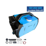 Demmon RAINOTERM MOVE 5 kW Taşınabilir Dizel Isıtıcı (Webasto D4 – 12V / 24V / 220V Uyumlu) - Görsel 2