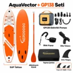 Aerogogo AquaVector SUP Pro | GP138 Elektrikli Pompalı Şişme SUP Seti – 350 cm - Görsel 2